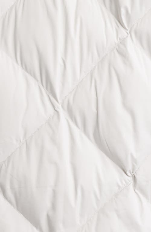 Sam Edelman Hooded Quilted Coat In White