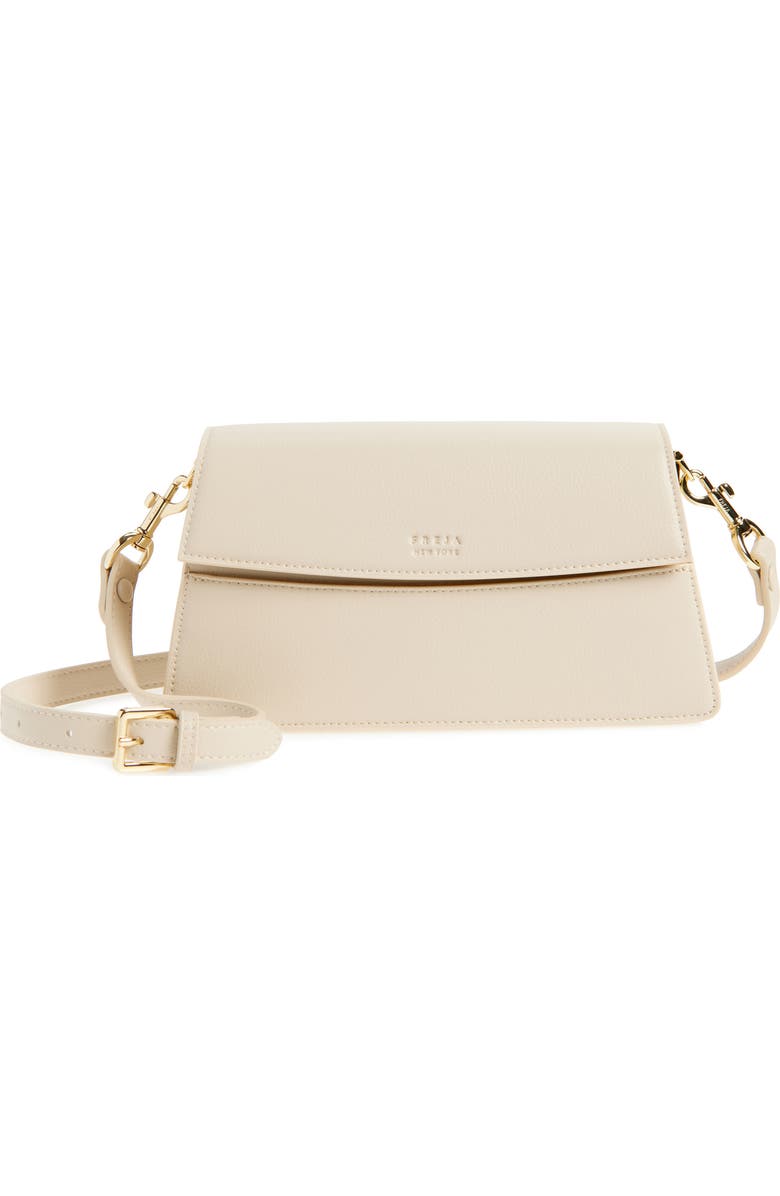 Freja New York Mini Faux Leather Shoulder Bag, Main, color,