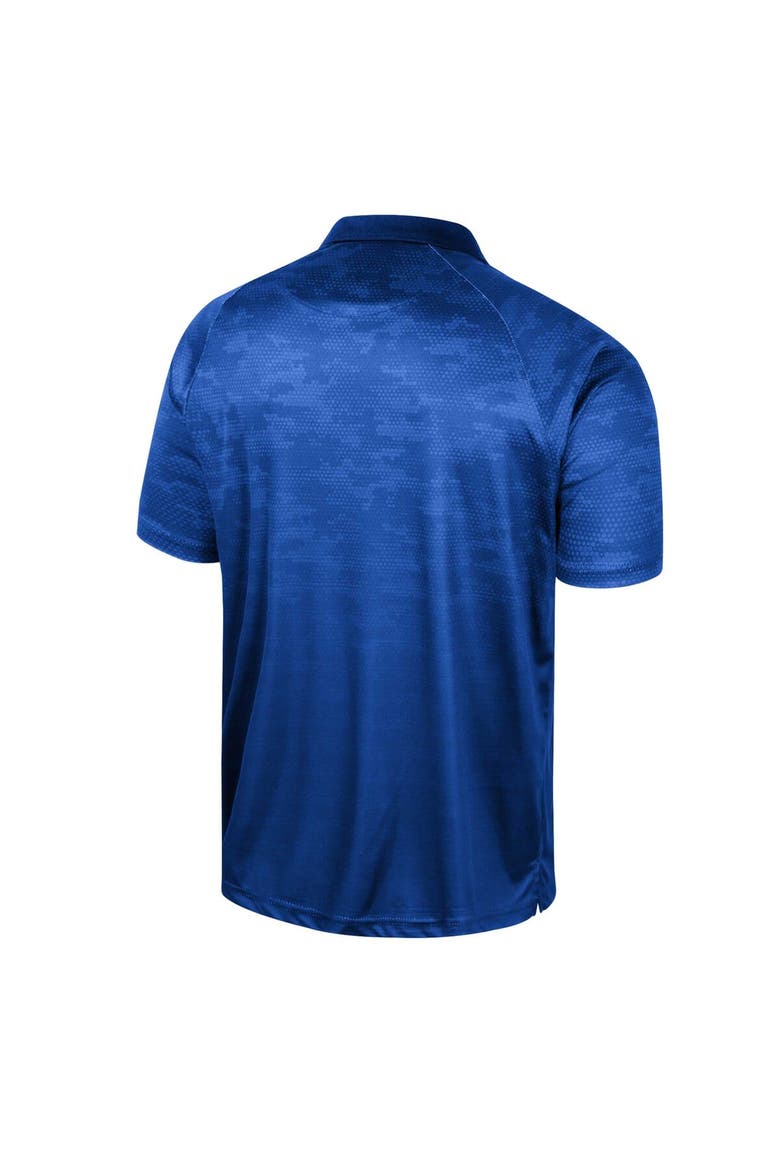 Men's Colosseum Blue UCLA Bruins Honeycomb Raglan Polo, Alternate, color, Blue