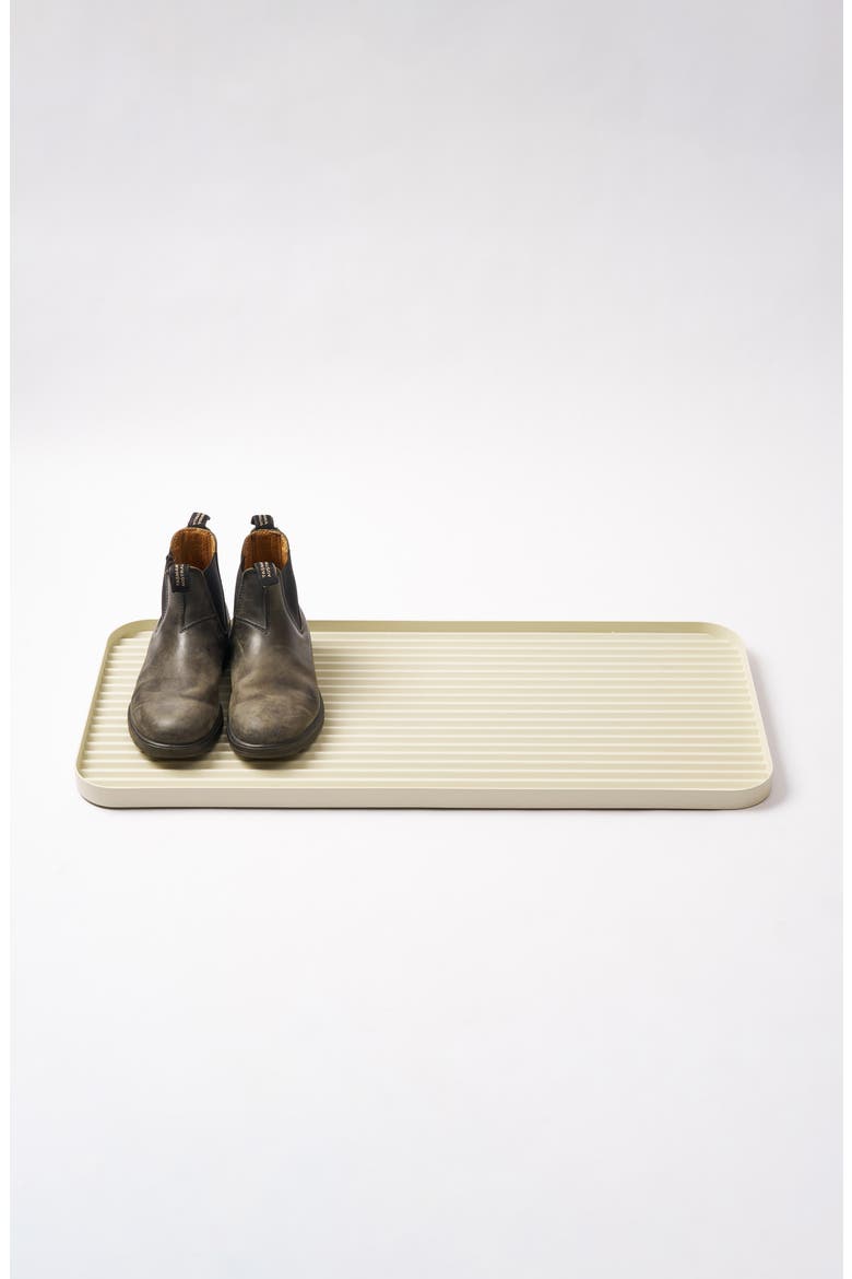 Furrow Steel Boot Tray, Alternate, color, IVORY