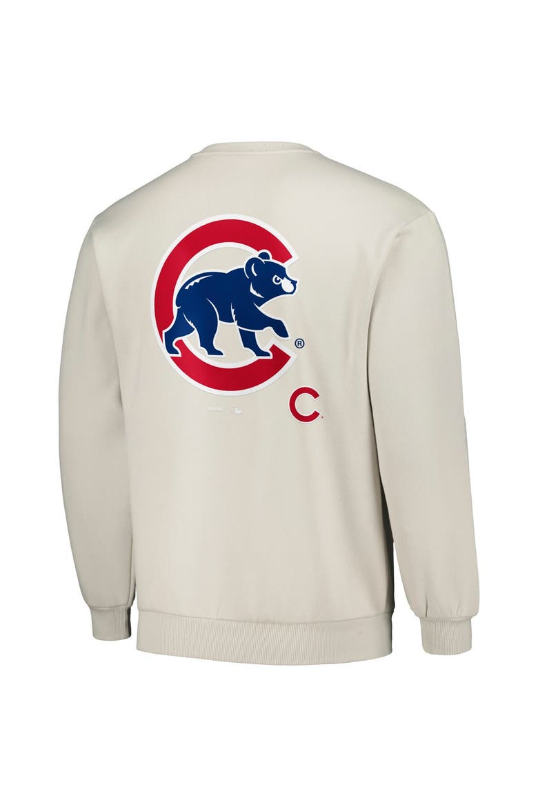 Men's PLEASURES Gray Chicago Cubs Ballpark Pullover Sweatshirt, Alternate, color, Gray