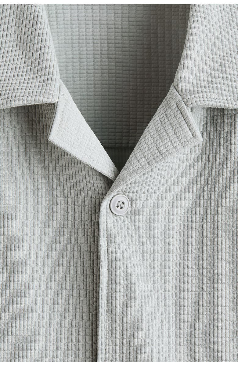 H&M Loose Fit Shirt, Alternate, color, Light Gray