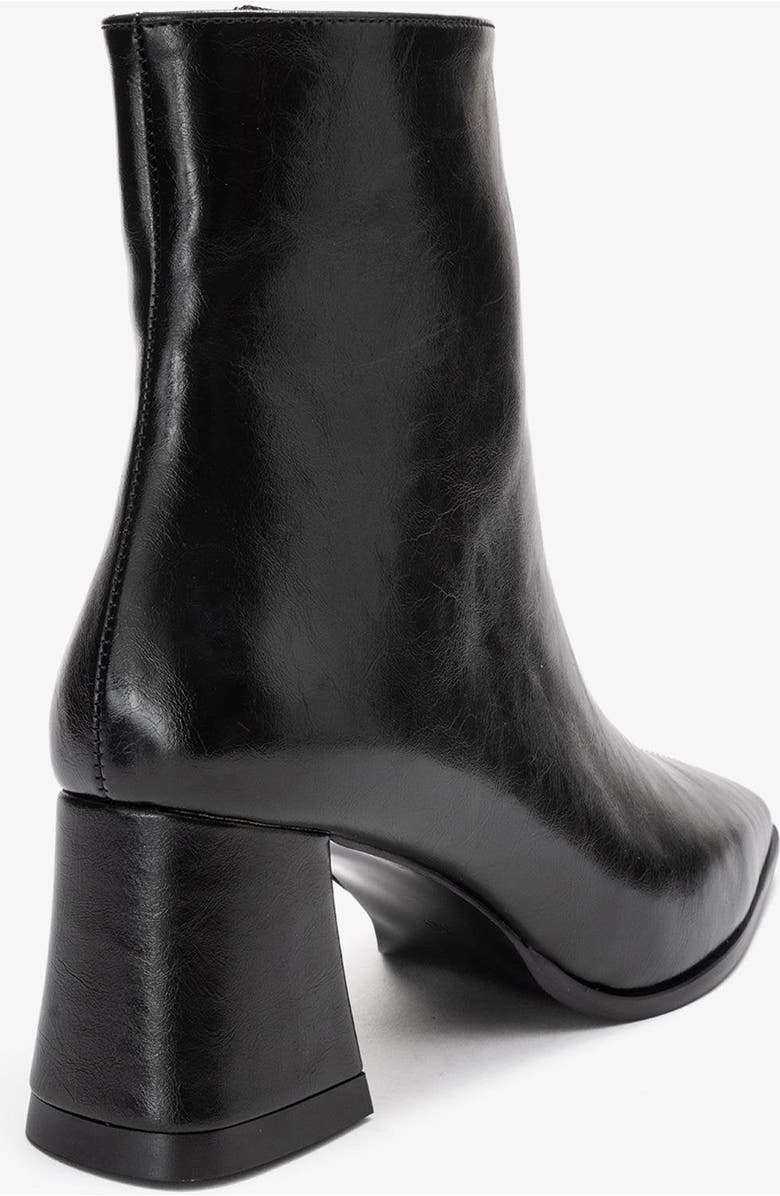 Prologue Shoes Arven Block Heel Boot, Alternate, color, Black Faux Leather