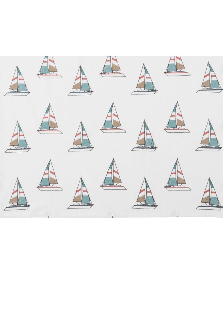 Sail Boats Towel, Alternate, color, Blue