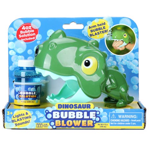 Motorized Handheld Dinosaur Bubble Blower