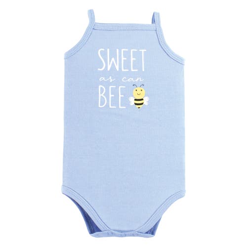 Hudson Baby Soft Cotton Sleeveless Bodysuit In Yellow
