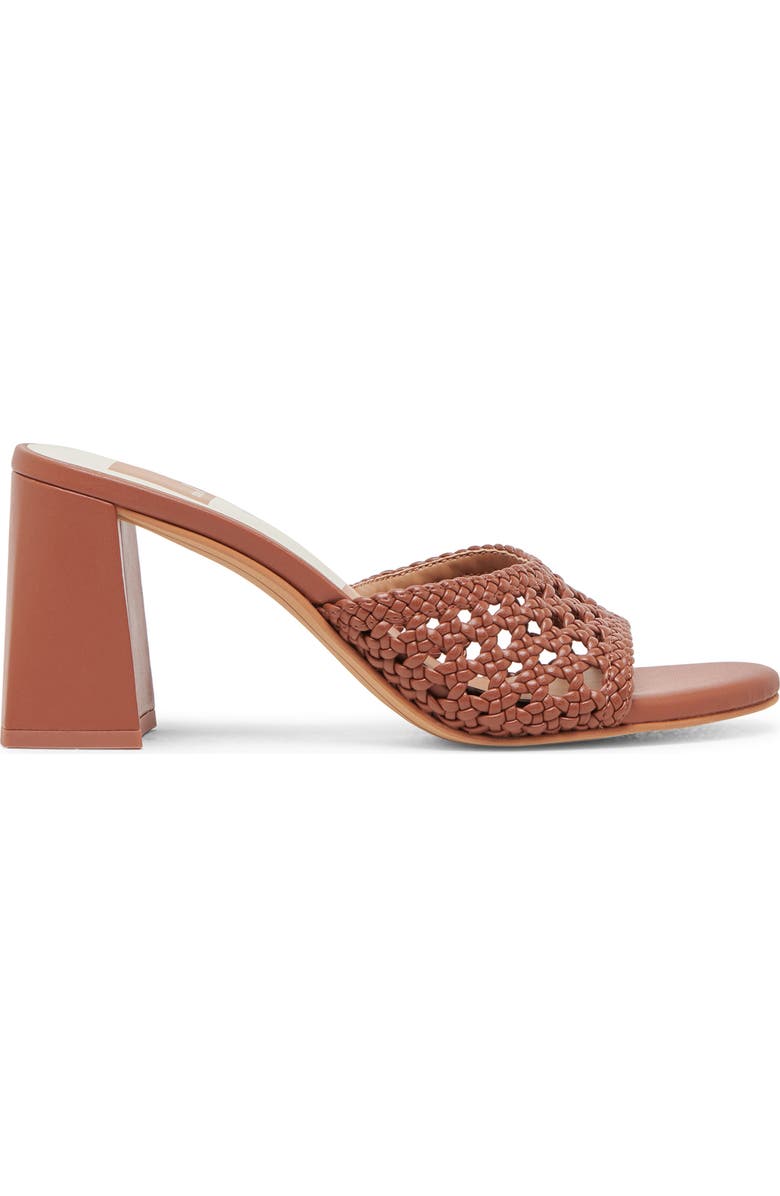 Dolce Vita Margoe Slide Sandal, Alternate, color, Congac Woven Stella