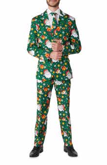 OppoSuits Santa & Elves Trim Fit Suit & Tie