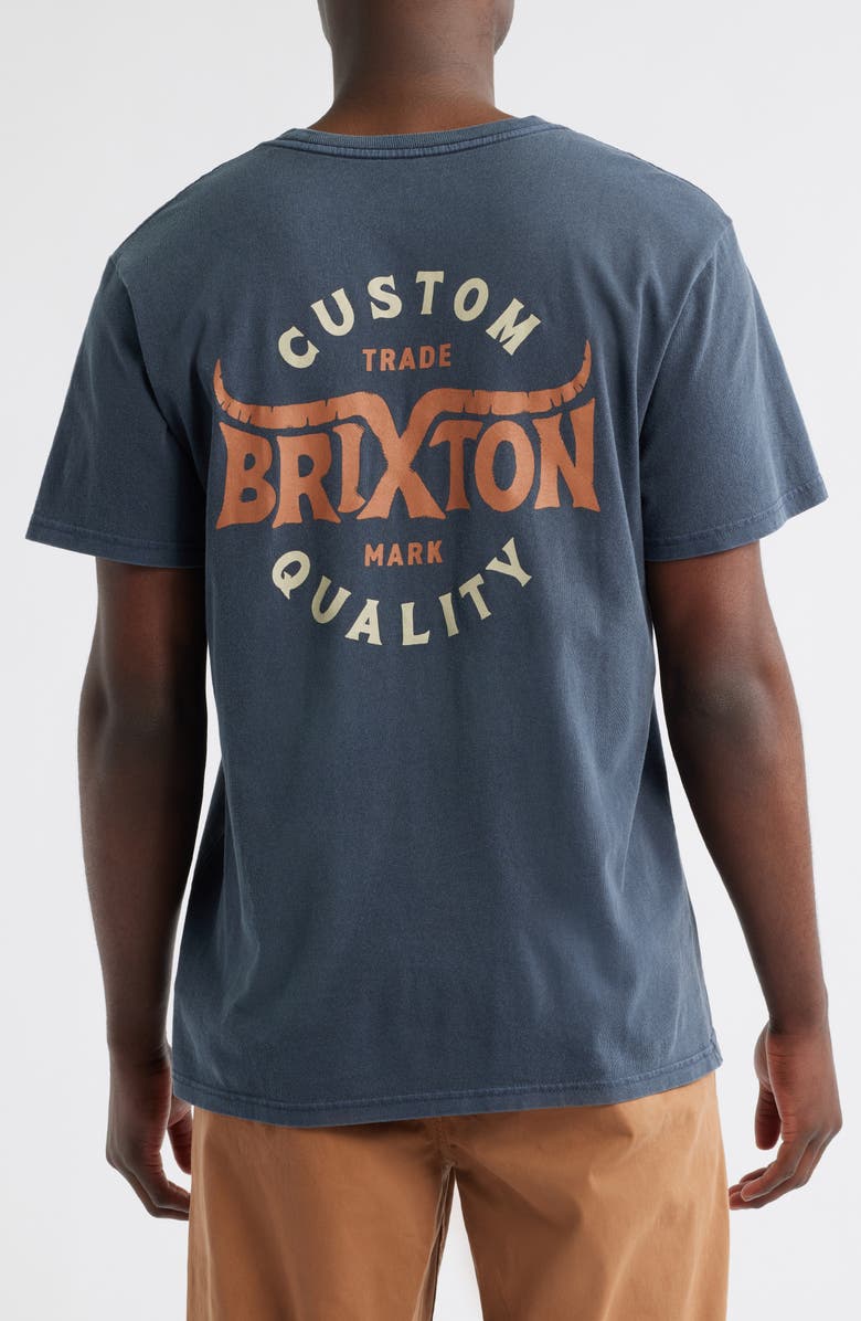 Brixton Gibson Graphic T-Shirt, Alternate, color, 