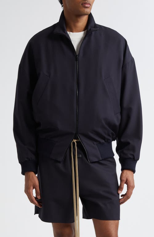 Fear of God High Neck Track Jacket in Navy  product
