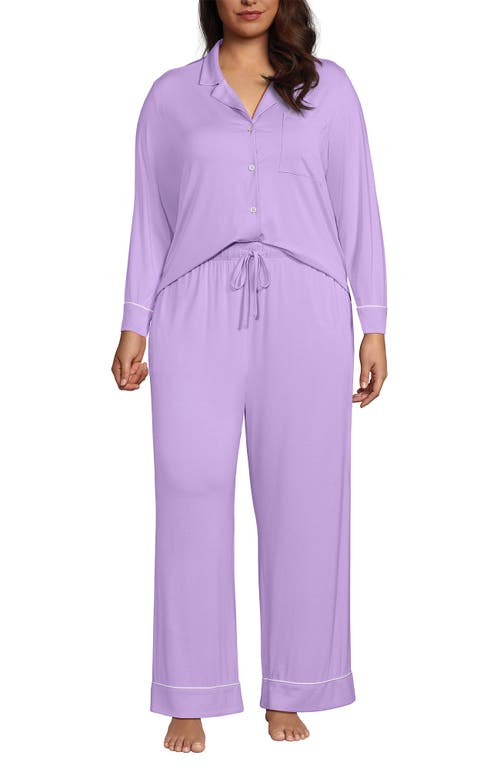 LANDS' END LANDS' END PLUS SIZE COOLING 2 PIECE PAJAMA SET