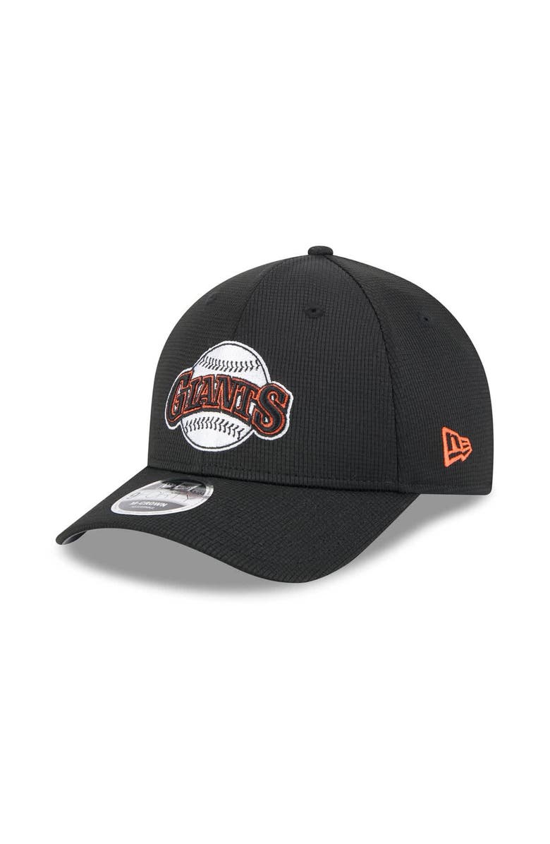 New Era Men's New Era Black San Francisco Giants 2025 Batting Practice 9FORTY M-Crown Adjustable Hat, Main, color,