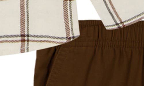 Nautica Kids' 3-piece Top & Woven Pants Set In Yellow