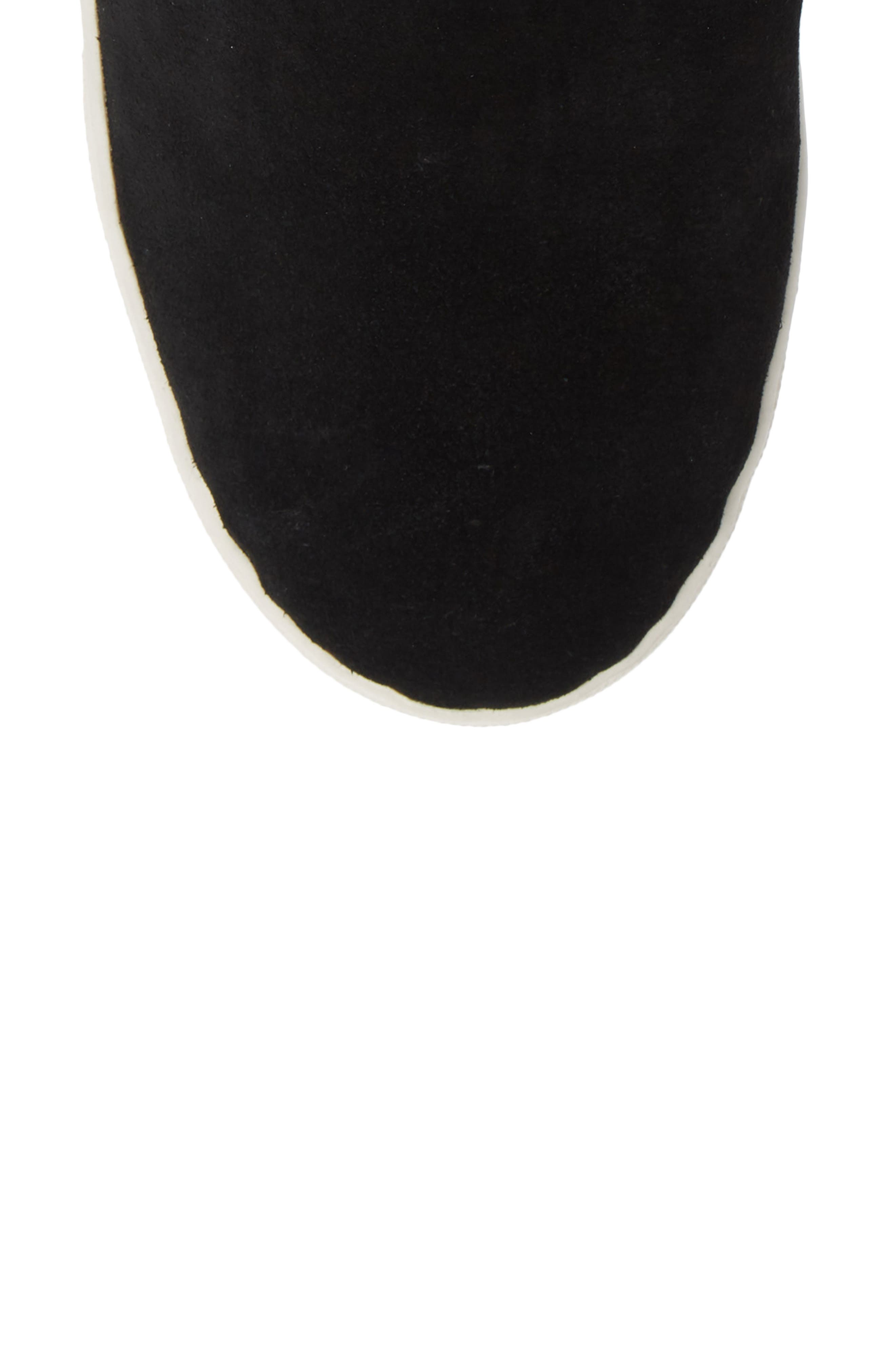 JSlides Wells Faux Fur Trim High Top Sneaker, Alternate, color, 