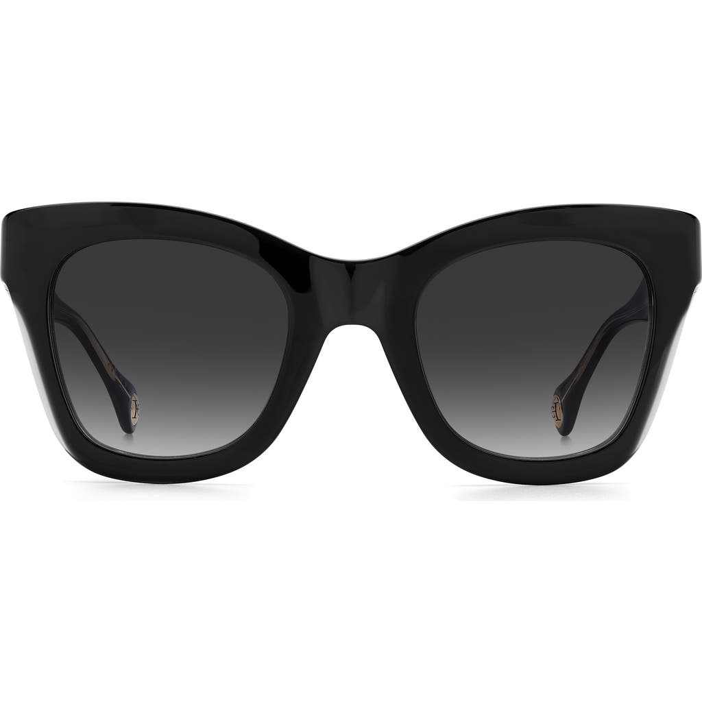 Carolina Herrera 50mm Cat Eye Sunglasses In Gray