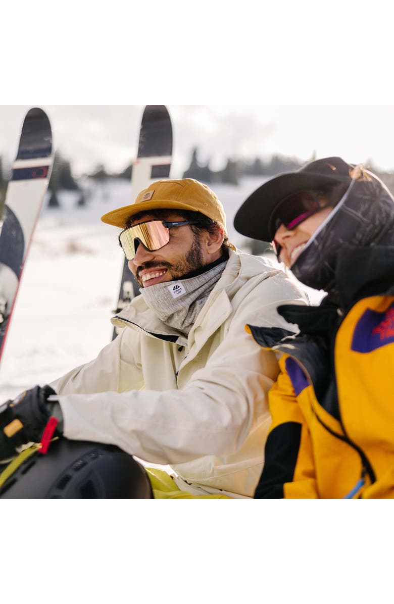 Turtle Fur Pipe Dream Neck Gaiter, Alternate, color, Red Sky