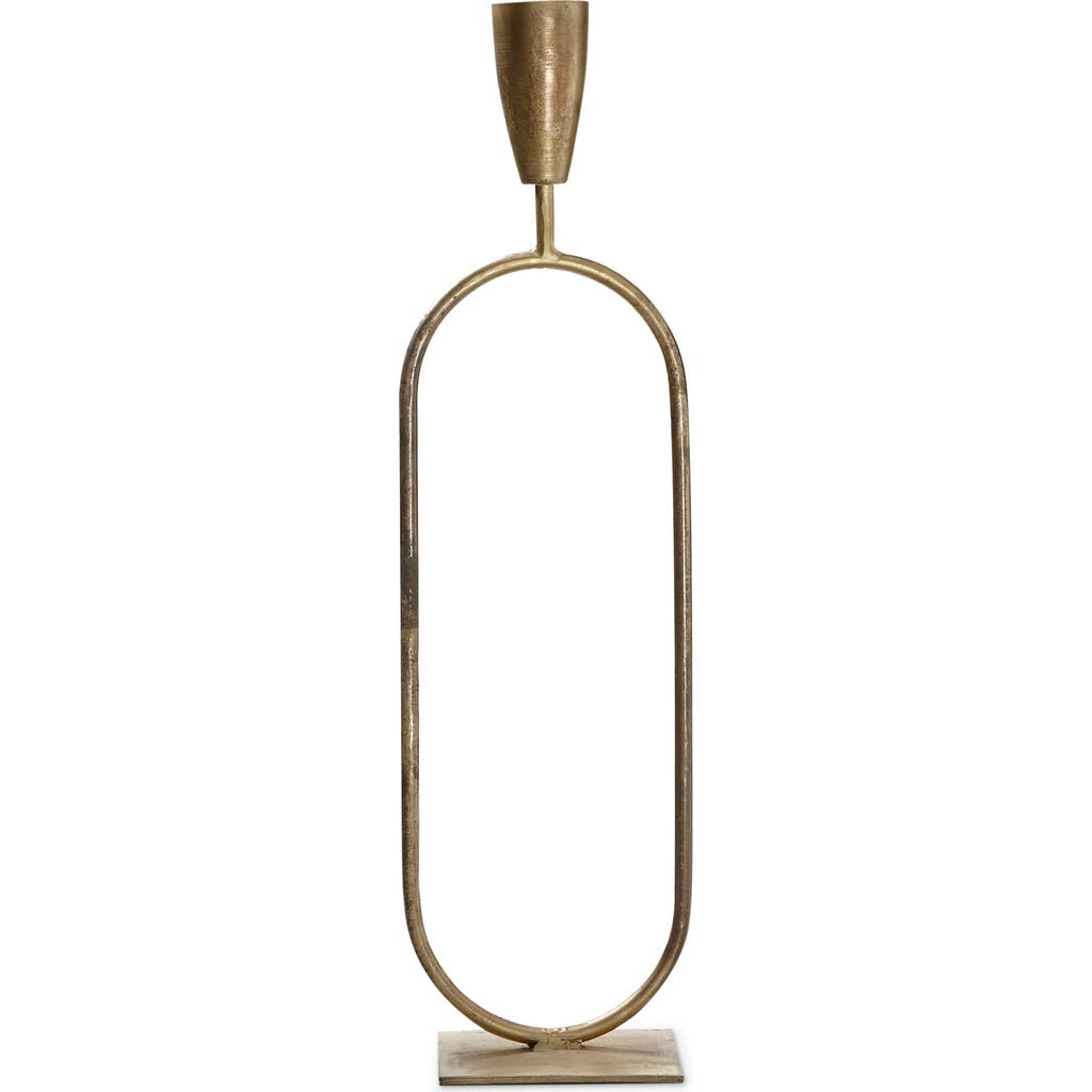 Tag Small Gold Iron Trumpet Taper Candle Holder Everyday Decor