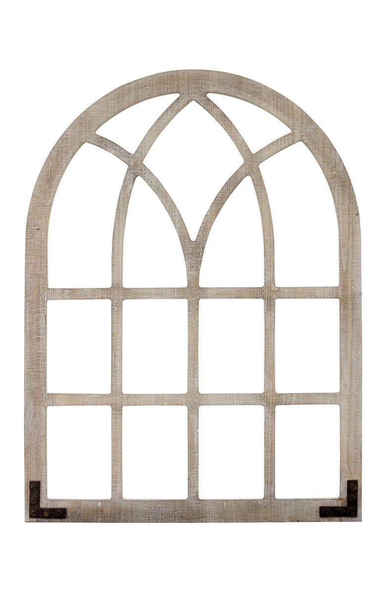 STRATTON HOME DECOR Window Arch Wall Decor, Main, color, 
