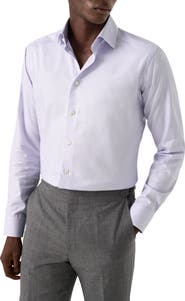 Eton Slim Fit Twill Dress Shirt
