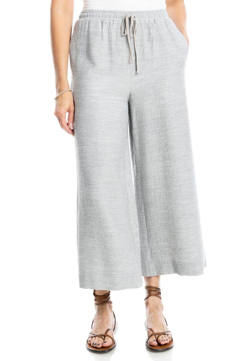 MAX STUDIO Double Weave Cropped Pants, Alternate, color, 