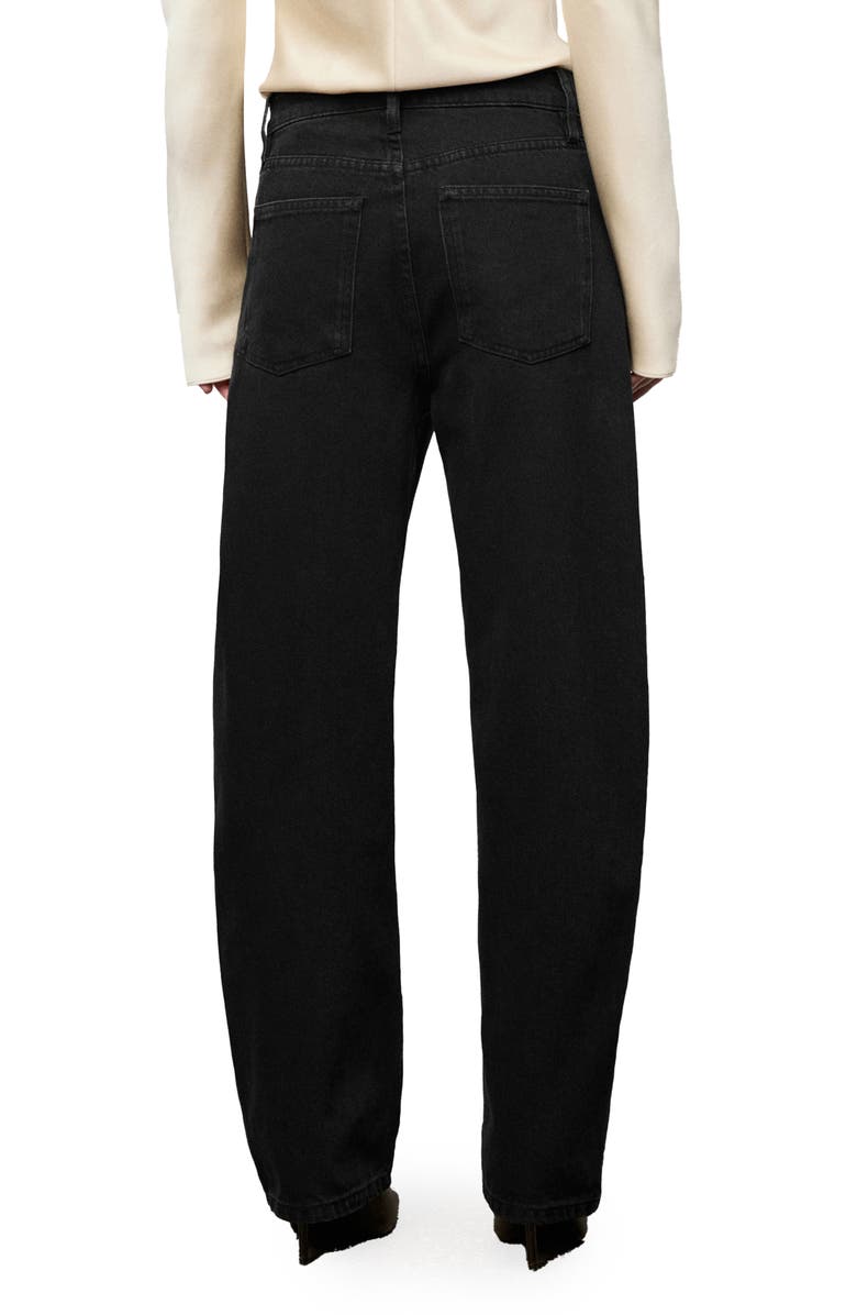 MANGO High Waist Balloon Jeans, Alternate, color, Black Denim