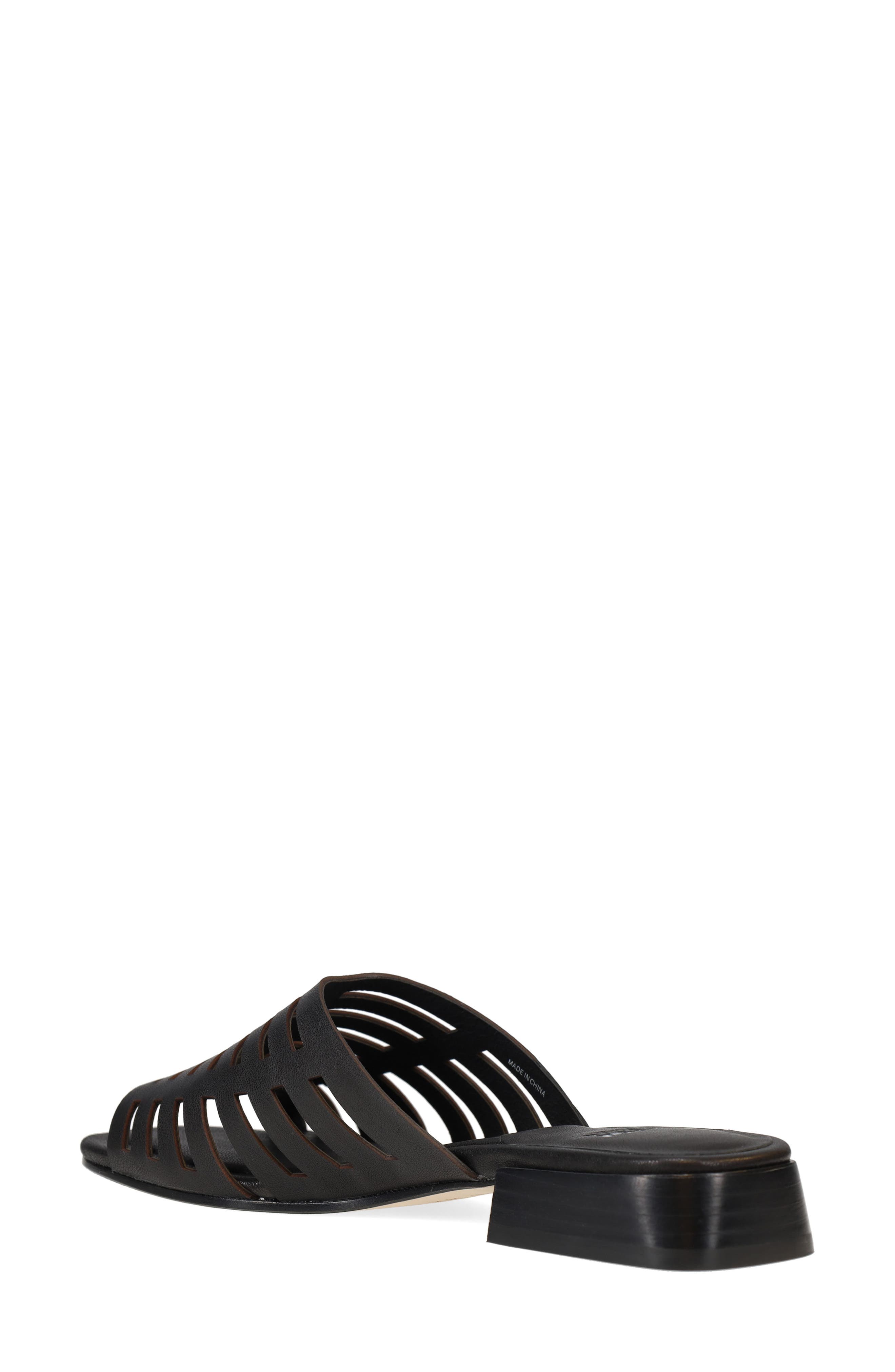 Eileen Fisher Fira Slide Sandal, Alternate, color, Black