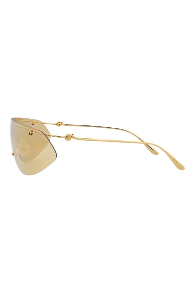 Gender Inclusive Oversize Polarized Mirrored Shield Sunglasses, Alternate, color, GOLD GOLD YELLOW