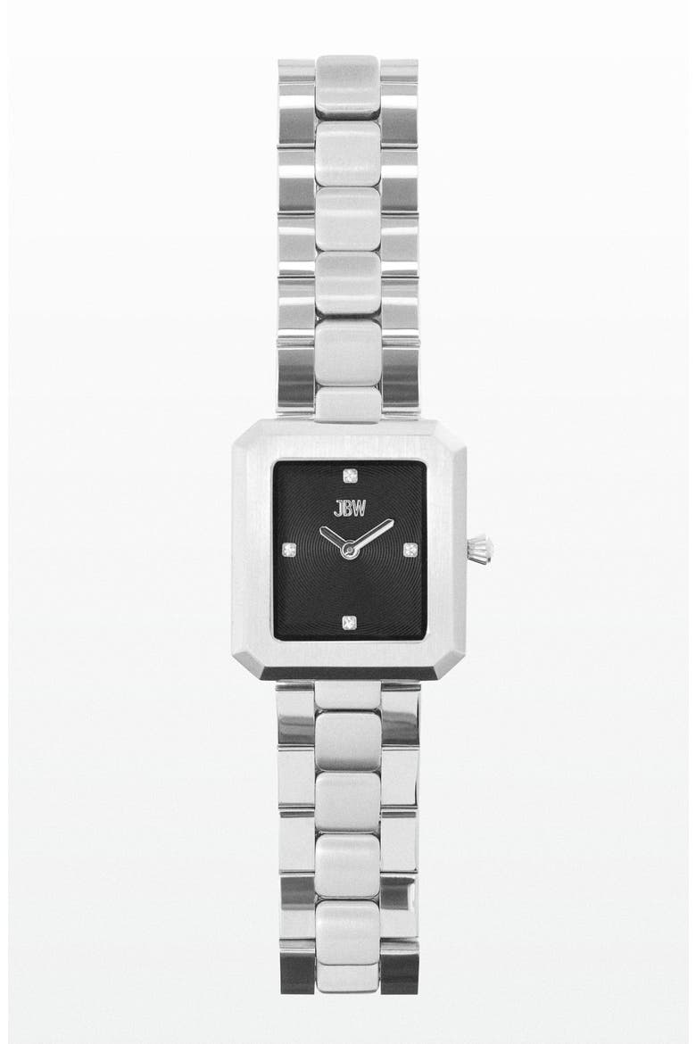 Arc Single Essential Lab Created Diamond Bracelet Watch, 23mm, Alternate, color, STAINLESS STEEL