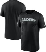 Nike Men's Nike Black Las Vegas Raiders Sideline Legend Performance T-Shirt