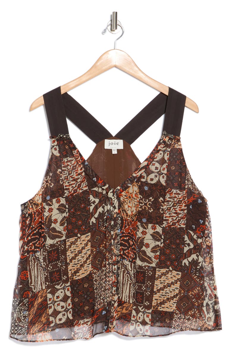 Joie Pri Sleeveless Silk Top, Alternate, color,