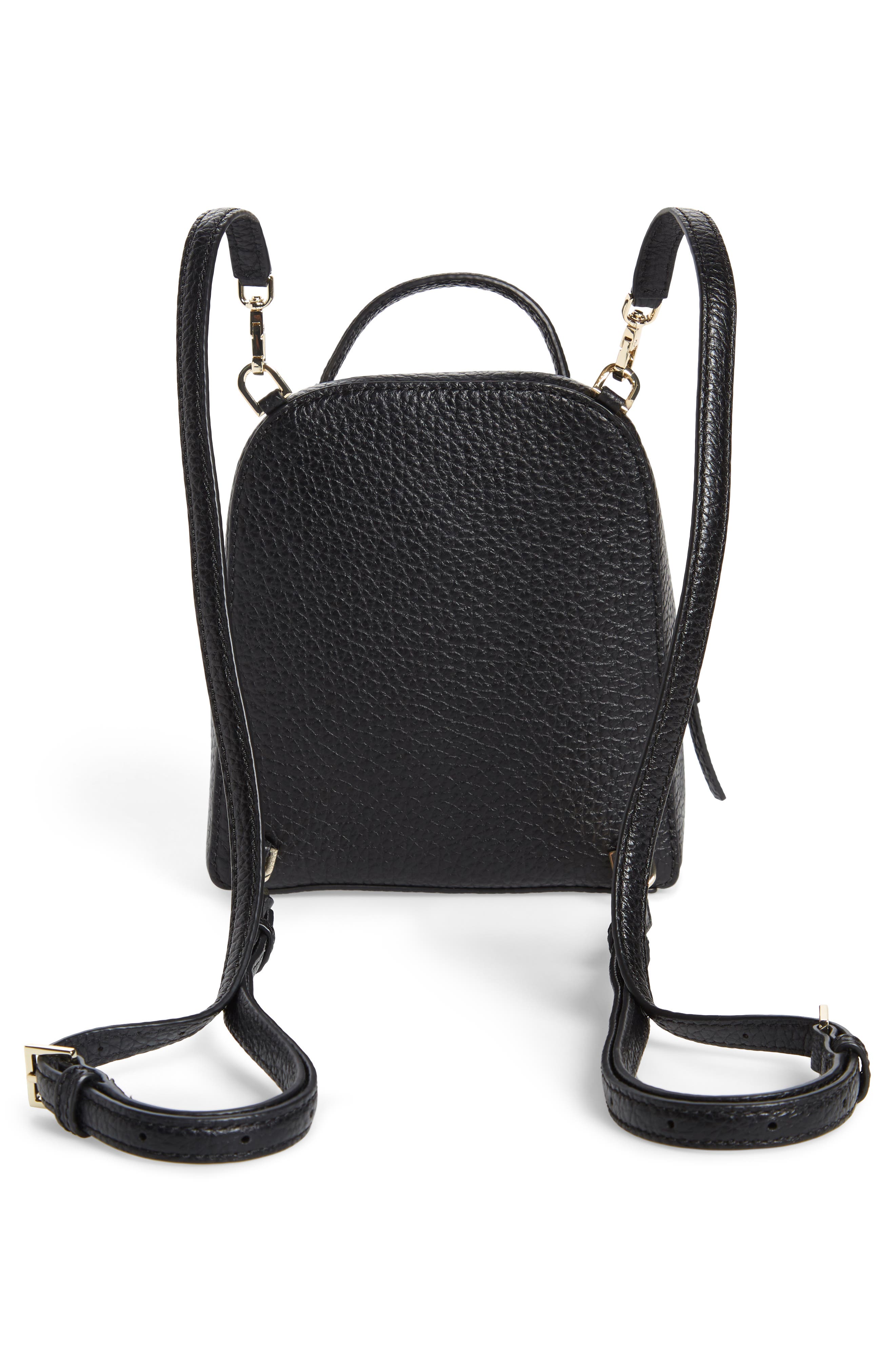 Kate Spade New York carter street - mini caden leather backpack, Alternate, color, 