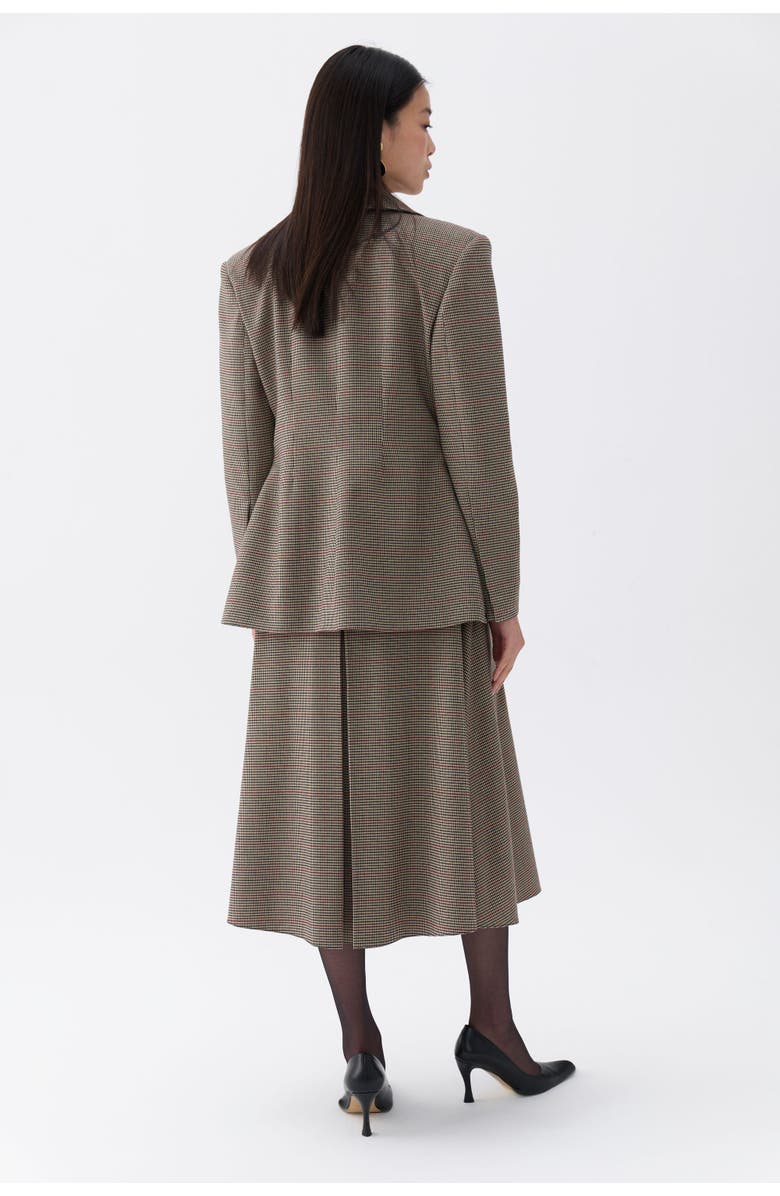 Nocturne Plaid Padded Shoulder Jacket, Alternate, color,