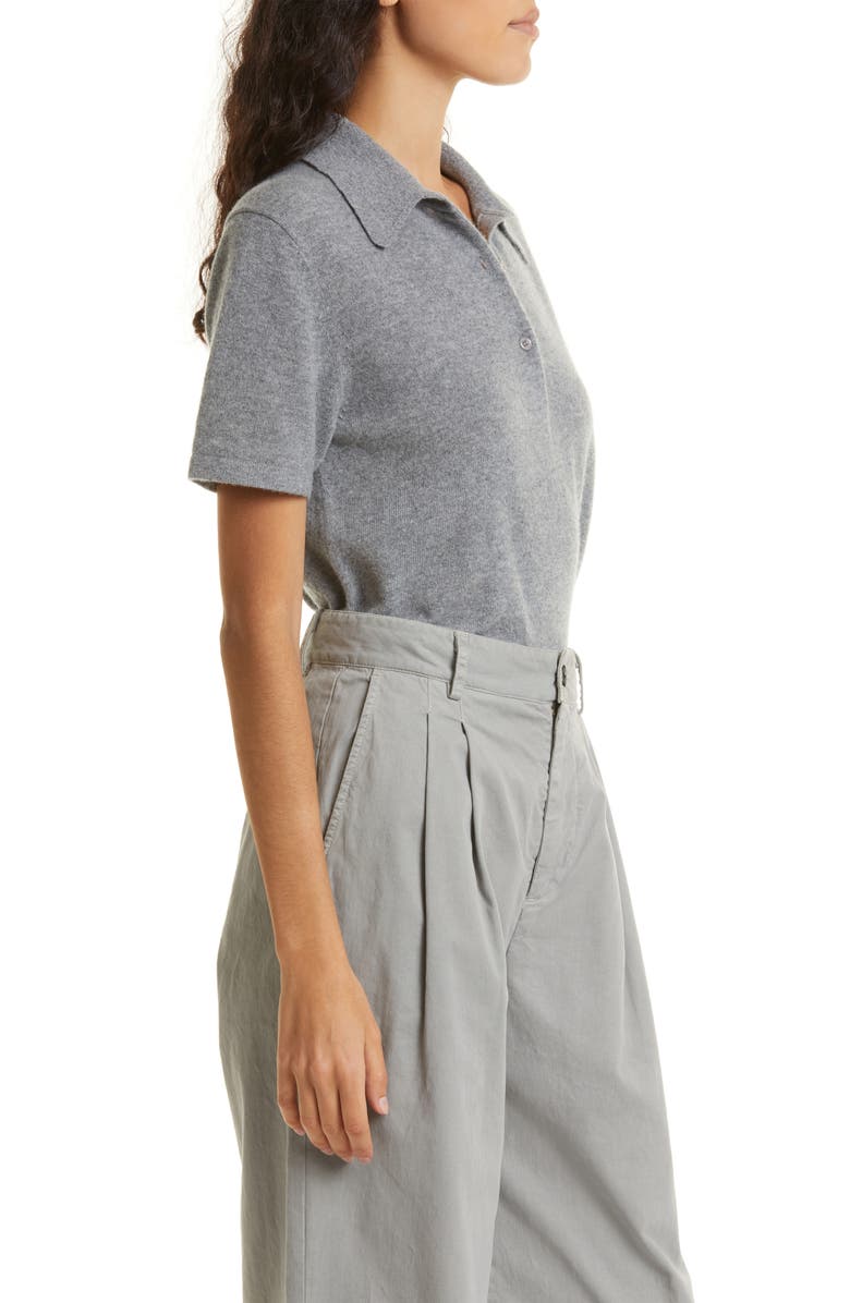 Nili Lotan Milos Cashmere Polo Sweater, Alternate, color, 