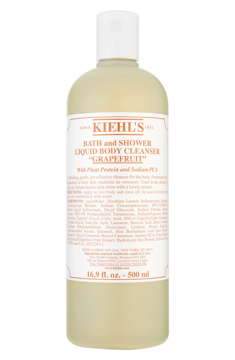 Kiehl's Since 1851 Grapefruit Bath & Shower Liquid Body Cleanser, Alternate, color,