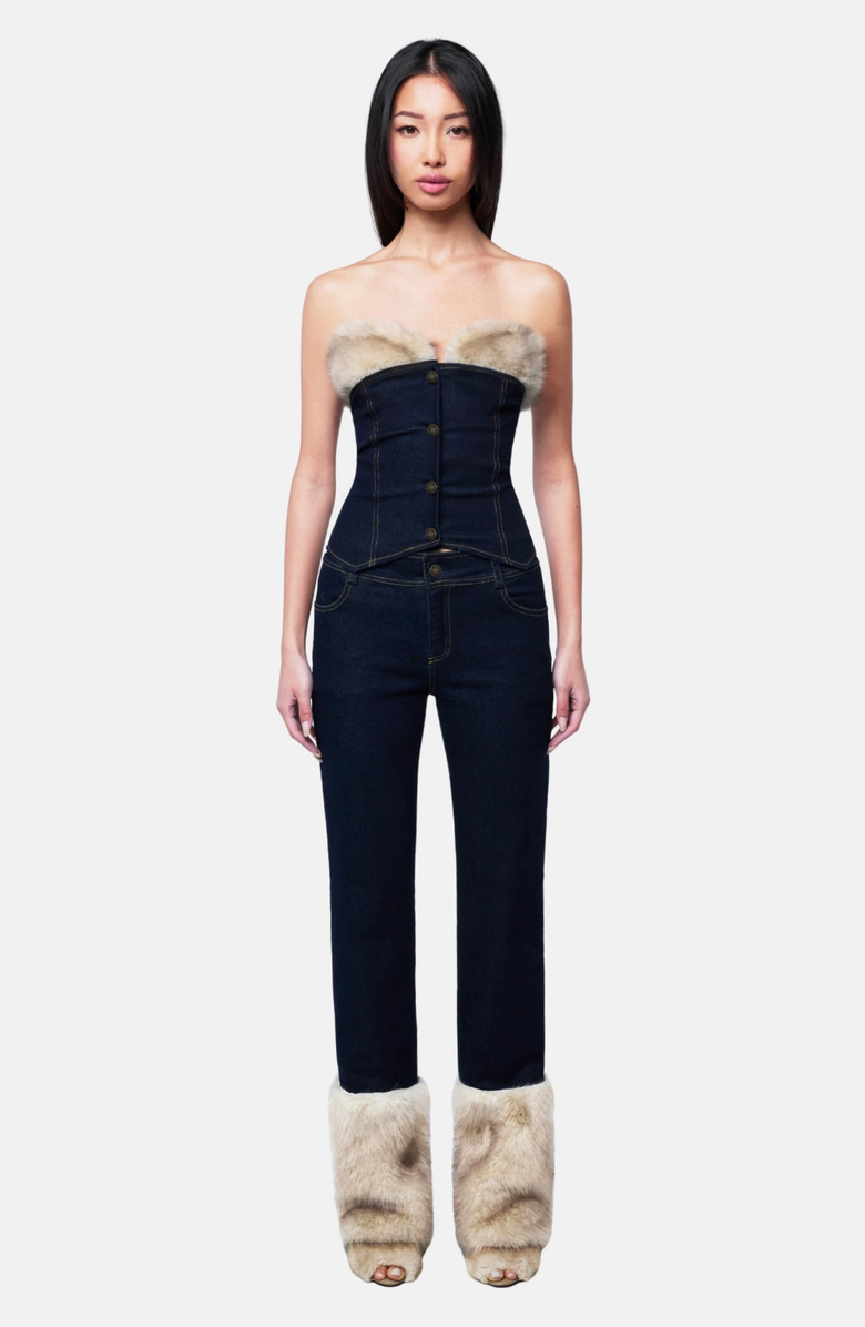 OW Collection DESI Jeans, Alternate, color, Dark Blue