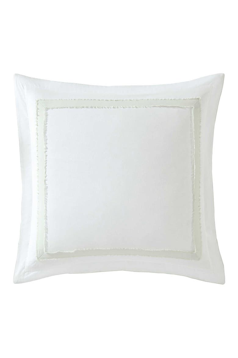 Mila Set of 2 European Shams, Main, color, LIGHT GREEN