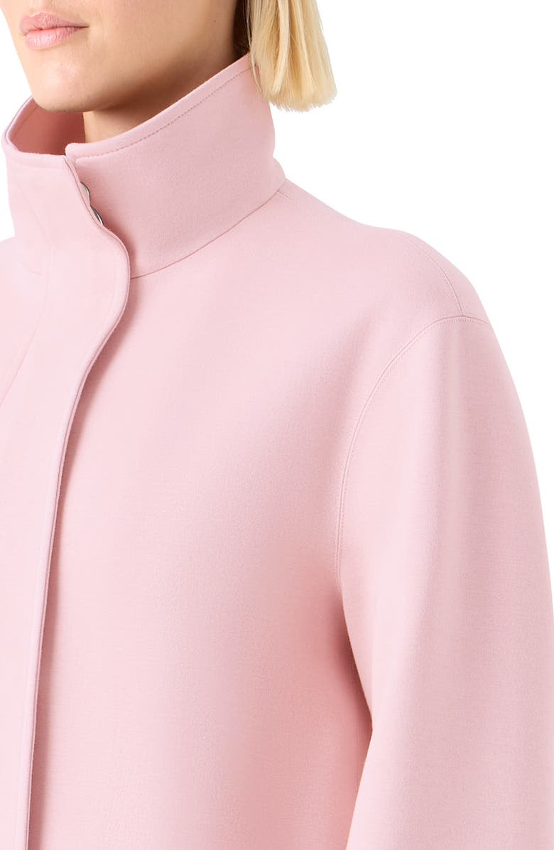 Akris punto Boxy Wool Crop Jacket, Alternate, color, Rose