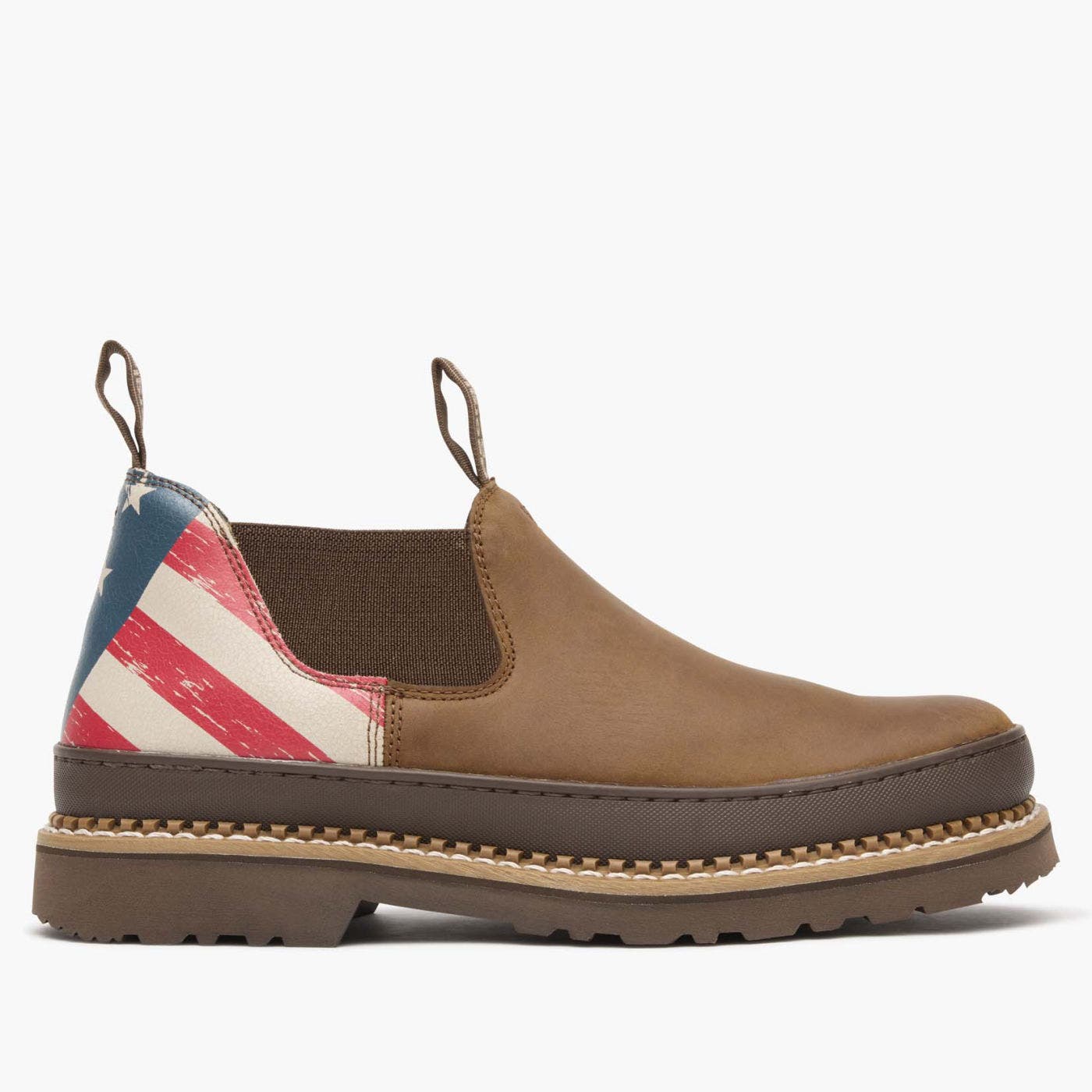 Georgia Boot Patriotic Romeo Shoe, Main, color, Brown
