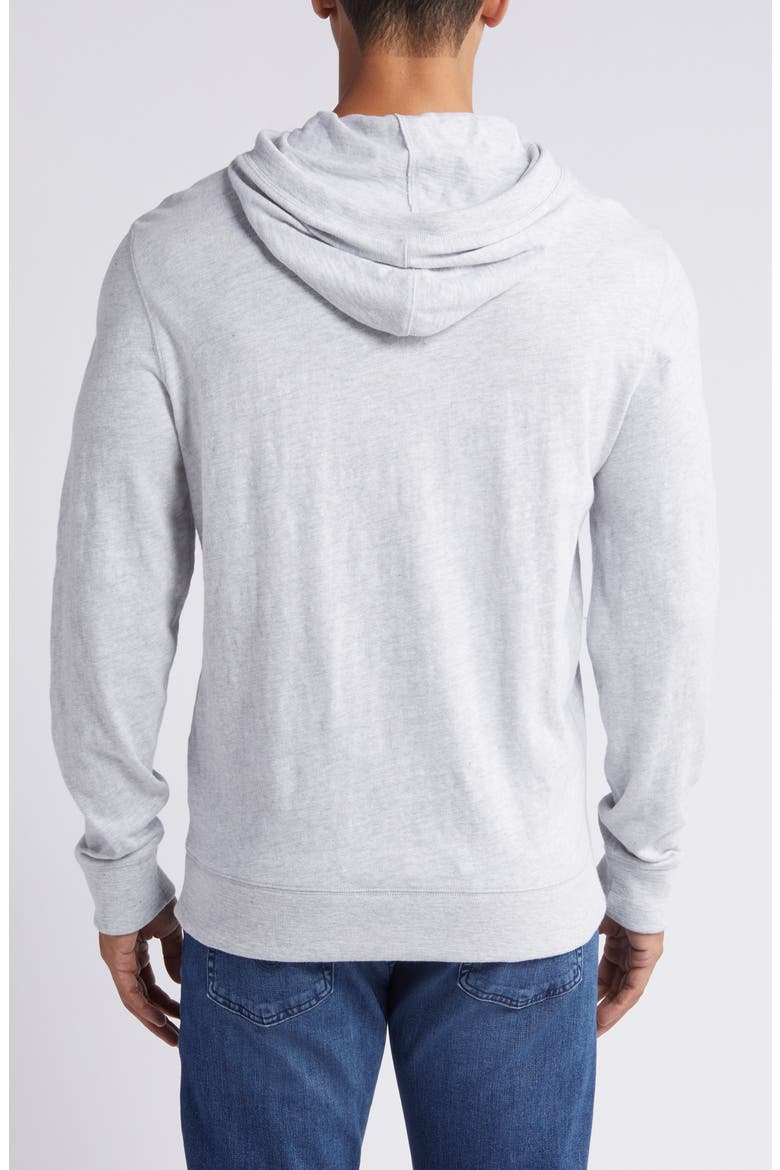 Sunwashed Organic Cotton Slub Hoodie, Alternate, color, LIGHT GREY HEATHER SURF STRIPE