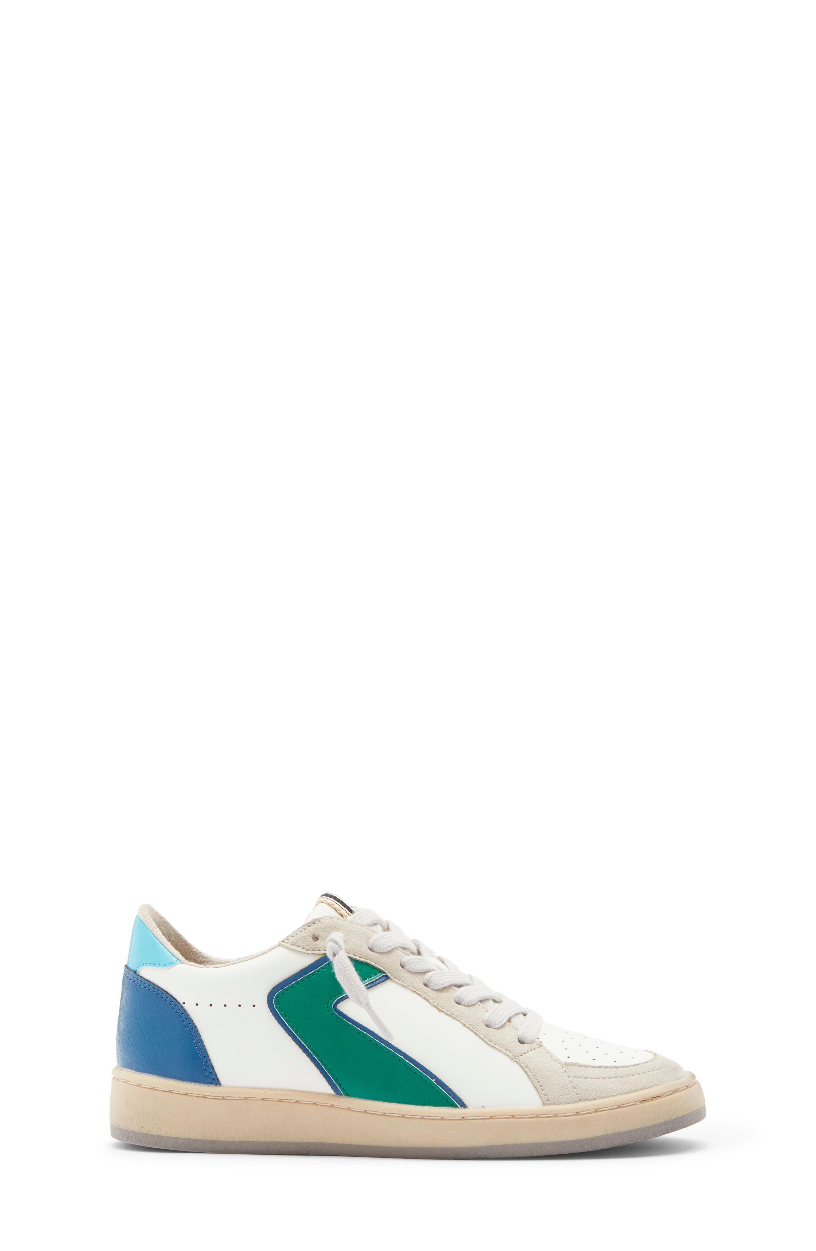SHUSHOP Kids' Salma Sneaker, Alternate, color, Forest Green/ White