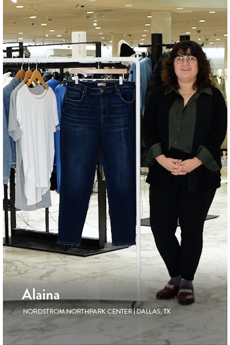Reese Fab Ab High Waist Ankle Slim Straight Leg Jeans video