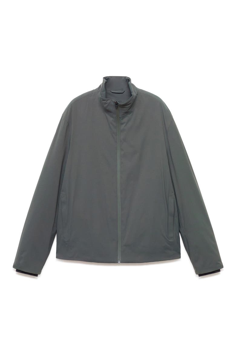 Packable Waterproof Thermolite® Jacket, Alternate, color, DARK GREEN