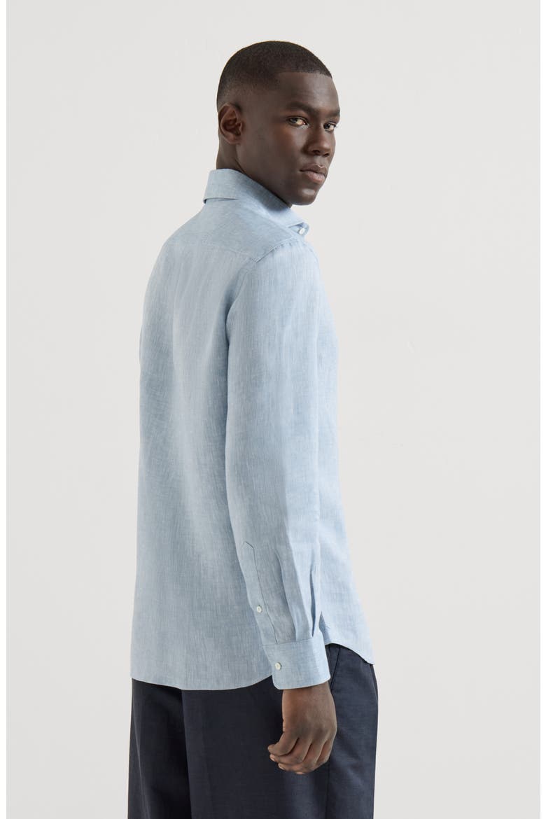 Linen shirt, Alternate, color, Sky Blue