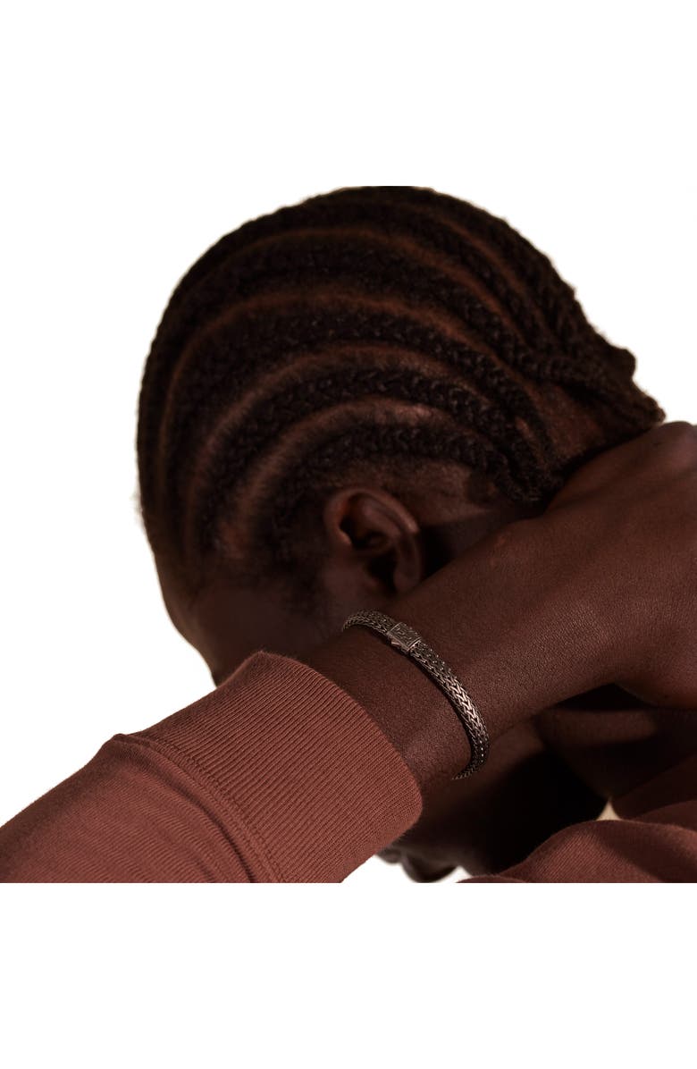 John Hardy Icon Bracelet, Dark Silver, 6.5mm, Alternate, color,