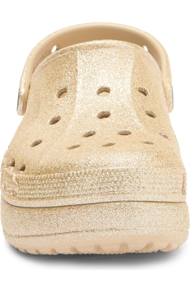 CROCS Baya Platform Glitter Clog, Alternate, color, Chai