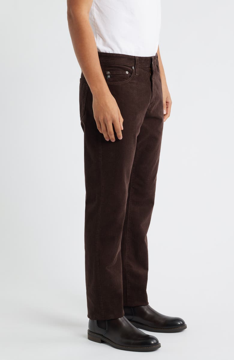 AG Everett Straight Leg Corduroy Pants, Alternate, color, Raw Umber