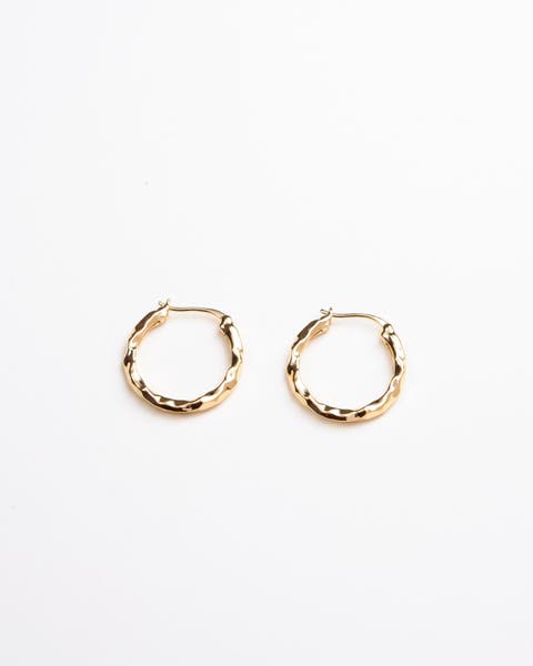 Elliot Textured Hoops