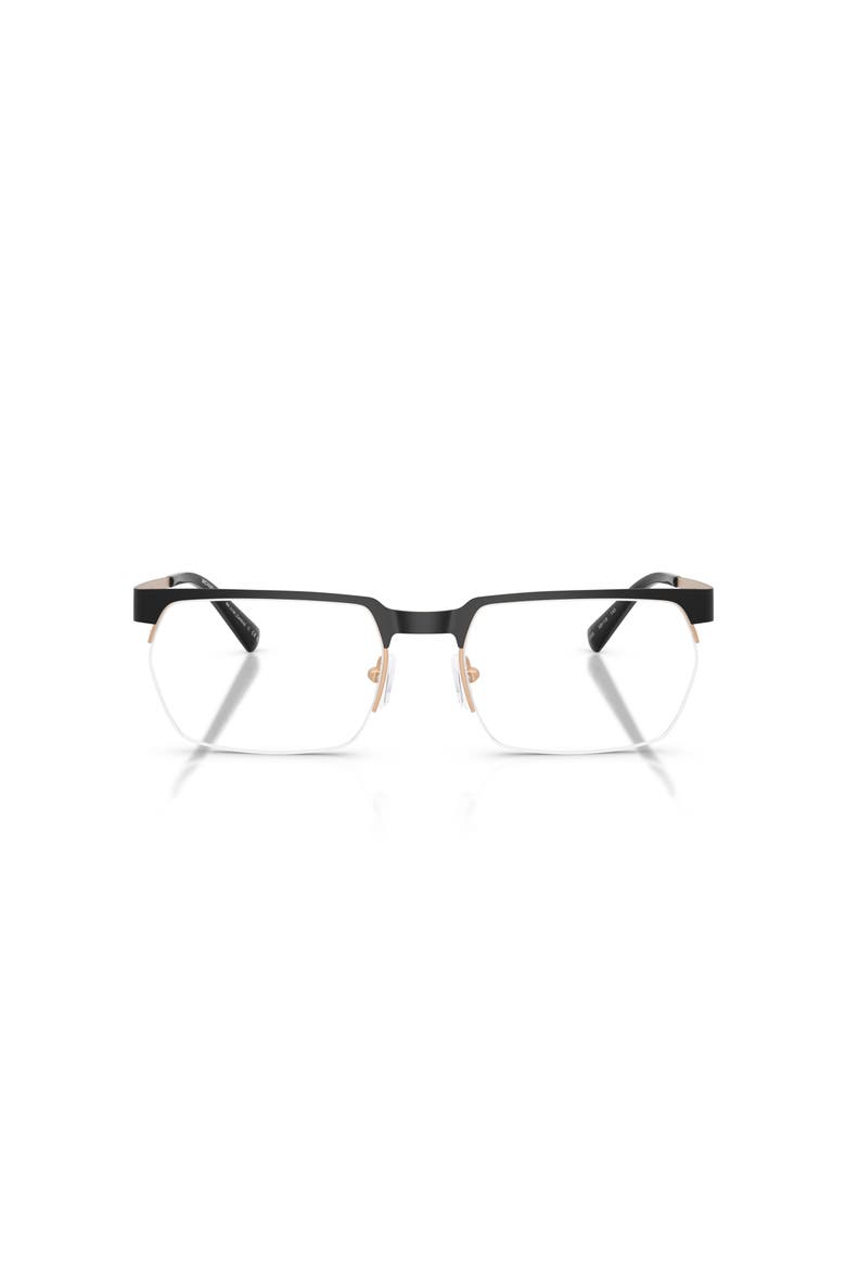 58mm Rectangle optical glasses, Alternate, color, Black