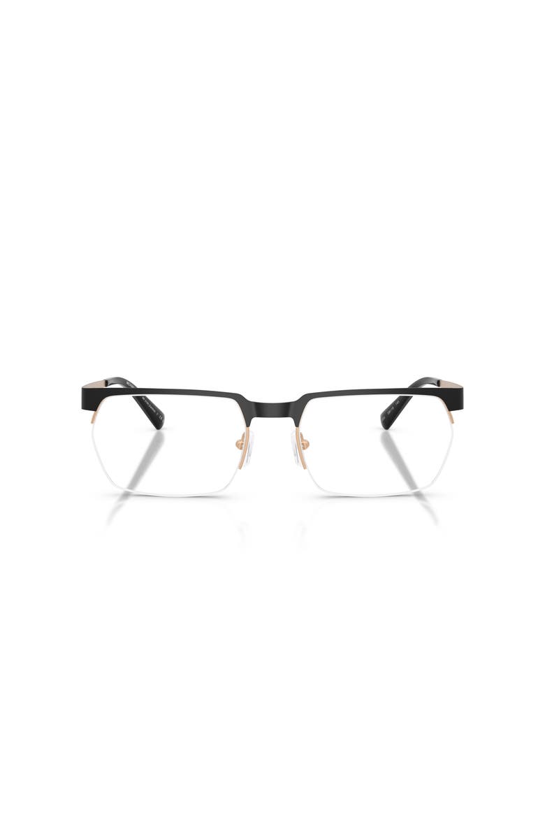 Michael Kors 58mm Rectangle optical glasses, Alternate, color, Black