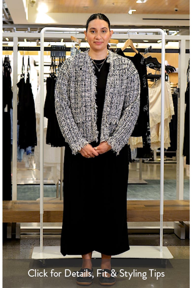 Cotton Blend Tweed Jacket video